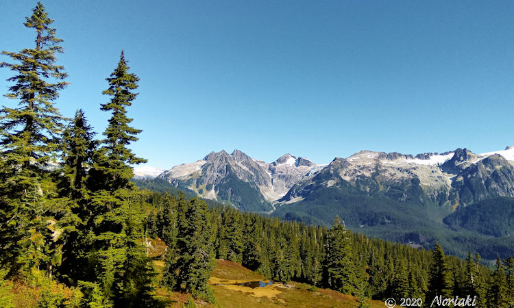 Mamquam Icefield からの氷河が見え始めた画像