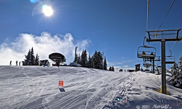 Greenway Chair リフト沿いの超初級コース