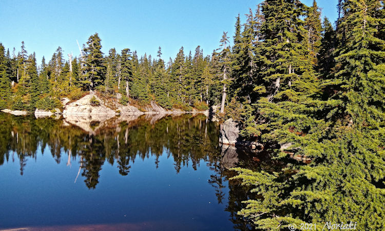 Cabin Lake キャビンレイク　Cypress Mountain